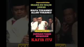 Download lagu NU PEOPLE MUST ANSWER TO ALLAH, MY GOD, NOT A FAQIH MUQODDAM ' KH Ahmad Fauzan Mas'ud #trending mp3