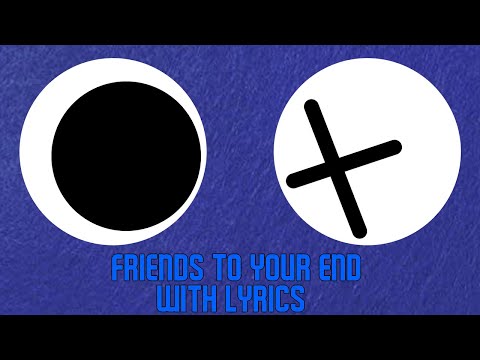 Friends To Your End With Lyrics | Vs Rainbow Friends Mod Cover
