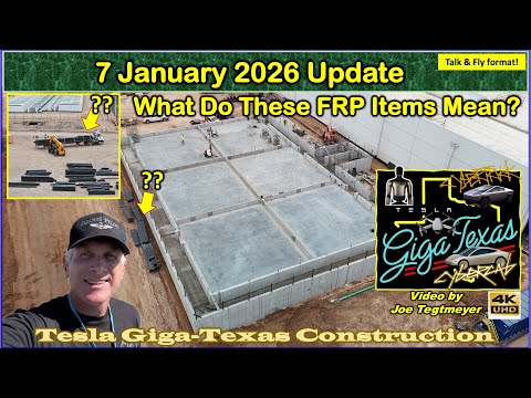 Production returns, Switchyard 3rd Transformer, Cortex 2 FRP! 7 Jan 2026 Giga Texas Update (7:35 AM)