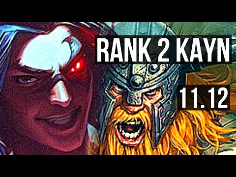 KAYN vs OLAF (JUNGLE) | Rank 2 Kayn, 13/1/10, Legendary | BR Challenger | v11.12