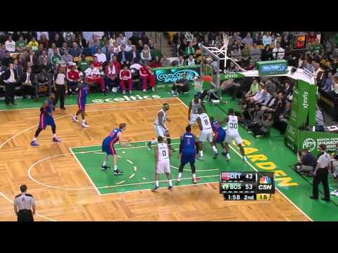 Jeff Green 34 points (sick putback dunk) vs Detroit Pistons full highlights 04/03/2013 HD