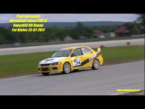 Piotr Ostrowski Mitsubishi Lancer EVO IX - Super OES 7 Runda Tor Kielce 23-07-2011