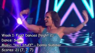 Mary Lou Retton - All Dancing With The Stars Performances