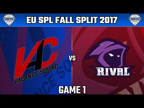 SMITE Pro League Fall Split Week 3 EU 2017 - Valance Squad vs. Team Rival (Game 1)