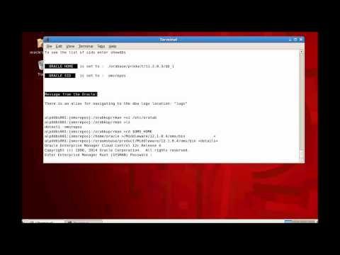 Configure DBAAS with Enterprise Manager R4 Part1