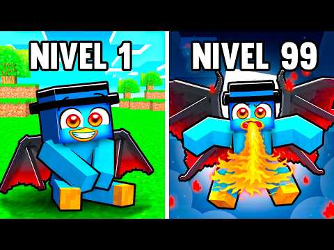 CRECIENDO Como DRAGÓN en Minecraft!
