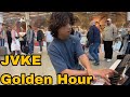 15 year old plays Golden Hour by JVKE (audience shocked)