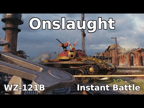 World of Tanks Onslaught - Instant Battle in Himmelsdorf || WZ-121B