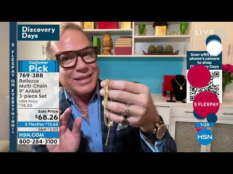 Bellezza – Fußkettchen-Set mit 23 cm langen Ketten in Bronze, 3-teilig