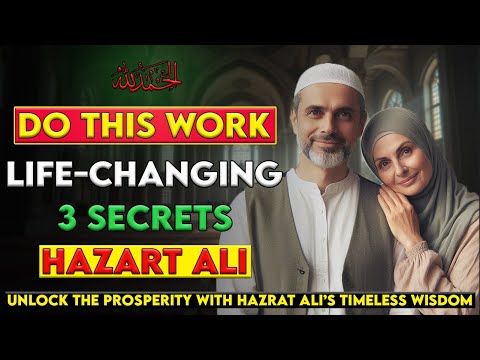 Hazrat Ali's Powerful Wisdom on Overcoming Financial Struggles & Becoming Wealthy