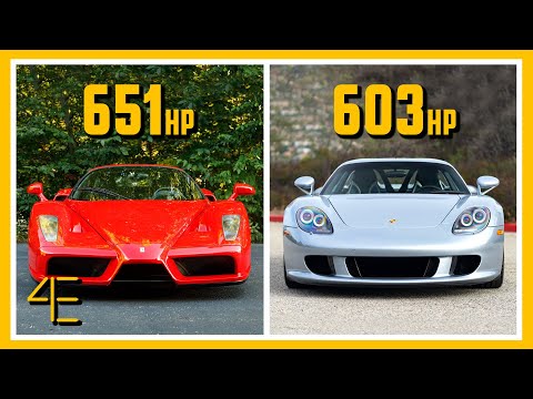 Enzo Ferrari vs Porsche Carrera GT | Car Spec Comparison | 4enthusiasts