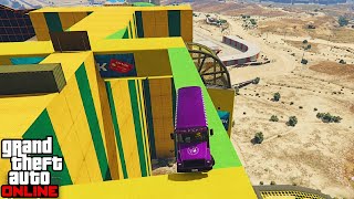 Gta 5 Online. ციხის ავტობუსით პარკურზე ტასაობა