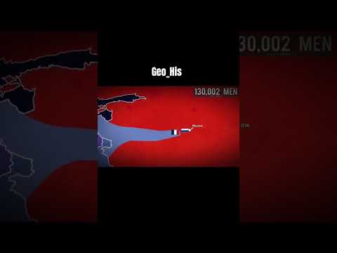 Napoleon invades Moscow#mapping #history #geography