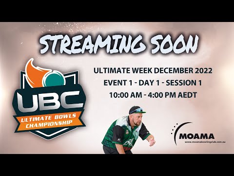 UBC Ultimate Week Dec 2022 -  Event 1 - Day 1 - Session 1