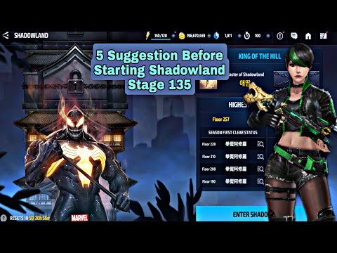 5 Suggestions Before Starting Shadowland Stage 135 - Marvel Future Fight