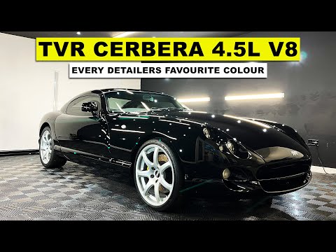 Thumbnail for First DETAIL in 20 Years for Jet Black TVR CERBERA - Enhancement and Ceramic Coat by TVR