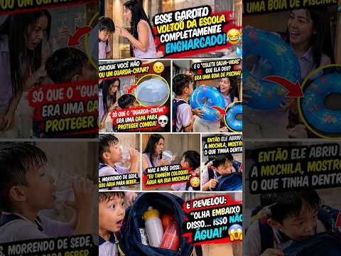 ELA COLOCOU UM GUARDA-CHUVA NA MOCHILA... OU NÃO? 😳