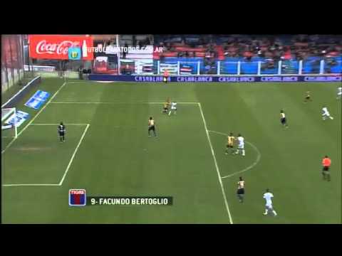 Gol Bertoglio  Tigre 4   Central 1  Fecha  7  Primera División 2014