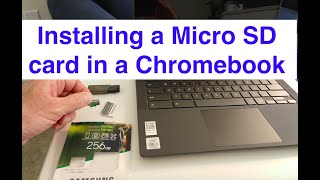 How to use a Micro SD card & USB drive in a Chromebook