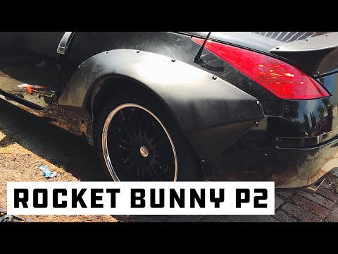 Rocket Bunny Install 350z Part 2