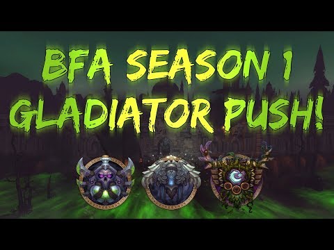 Sensus | WoW BFA Rogue PvP | GLADIATOR PUSH! BFA PvP Season 1! (World of Warcraft BFA 3v3 Arena PvP)