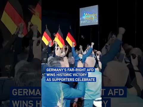 Germany's far-right AfD wins historic victory as supporters celebrate