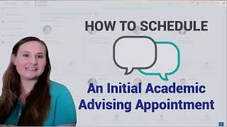 How to Schedule an Initial Advising Appointment