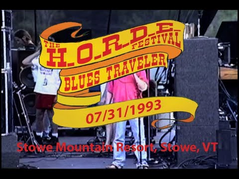 Blues Traveler performing "I'm Alone" during the 1993 H.O.R.D.E. Tour on July 31, 1993.