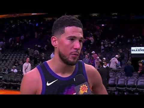 Devin Booker PostGame Interview | New York Knicks vs Phoenix Suns