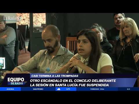 Polémica durante la sesión del HCD en Santa Lucía