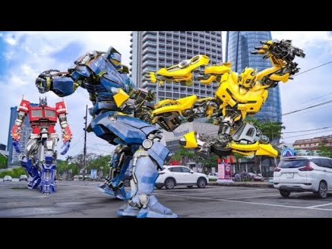 23nd Century Future Mr Buty Games| Fierce Battle Optimus Prime, Bumblebee vs Jaeger Gipsy