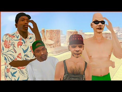 Cj y sus amigos se pierden en el desierto - GTA San Andreas Loquendo.