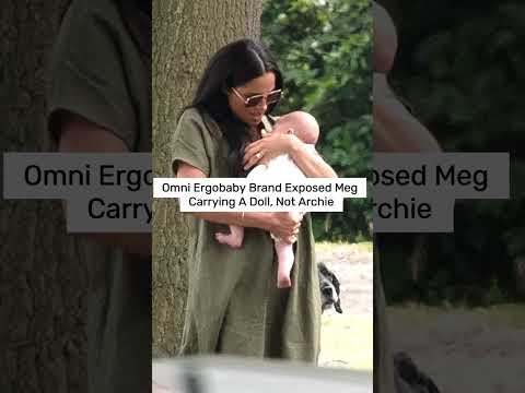 Omni Ergobaby Brand Exposed Meg Carrying A Doll, Not Archie #shorts #archie #royal