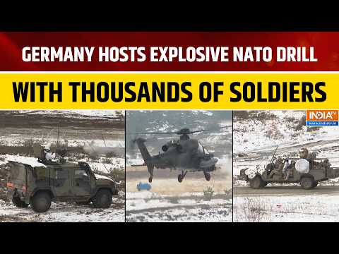 NATO Troops Conduct Explosions and Gunfire Drills in Northern Germany | World News