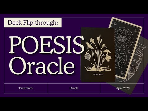 POESIS ORACLE | 4K Deck Flip-through | Twixt Tarot
