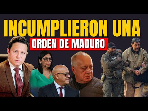 MADURO DEJÓ UNA ORDEN Y LO TRAICIONARON LOS TRES.