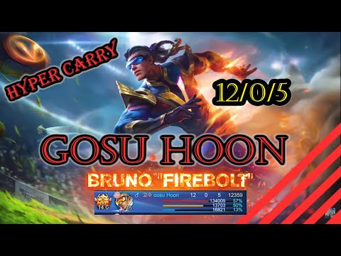 Gosu Hoon plays Bruno | Mobile Legends - Gosu Team Gameplay