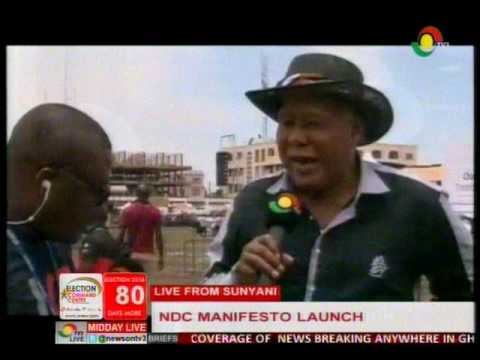 Hon E. T. Mensah updates us on NDC campaign launch - 17/9/2016