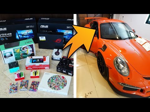 Fitting A Massive Best Buy Haul In A Supercar