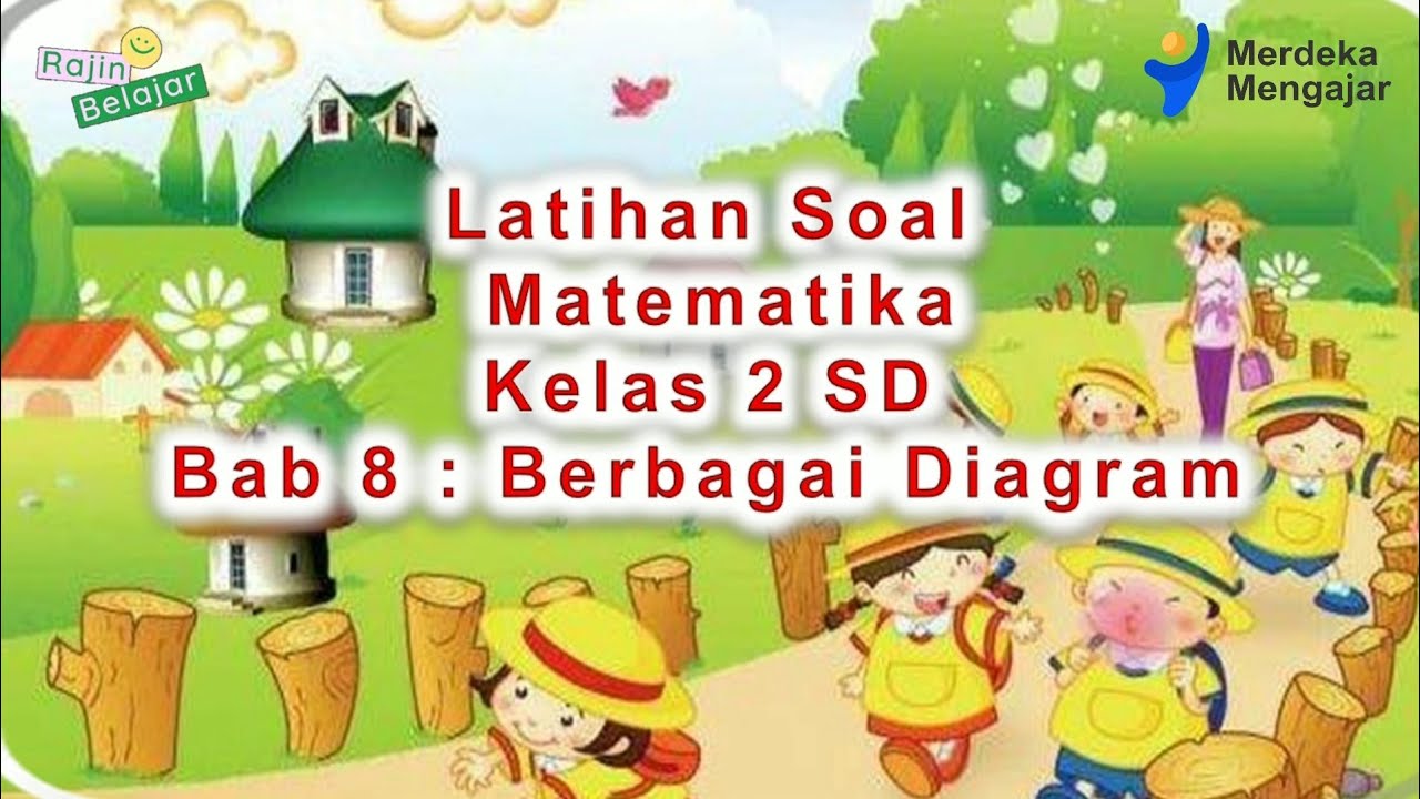 Latihan Soal Matematika Kelas 2 SD Bab 8 : Berbagai Diagram || Semester 2 - Kurikulum Merdeka