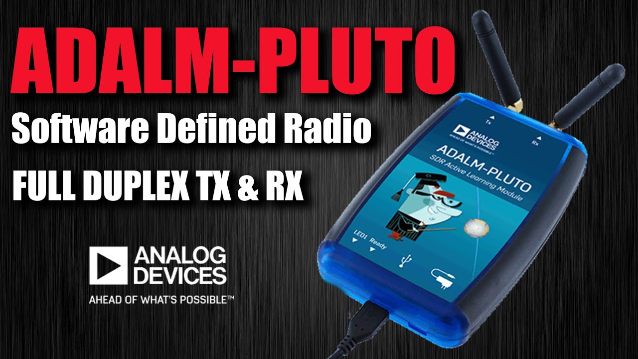 ADALM PLUTO Full Duplex Software Defined Radio
