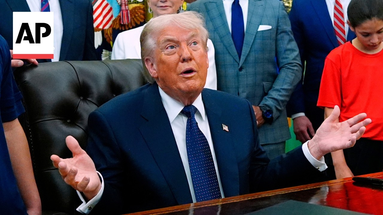 Video | Trump calls the Iran conflict a 'skirmish' and insists US has 'control'