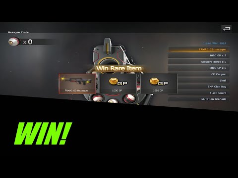 Crossfire: Win FAMAS G2-Hexagon in Black Market