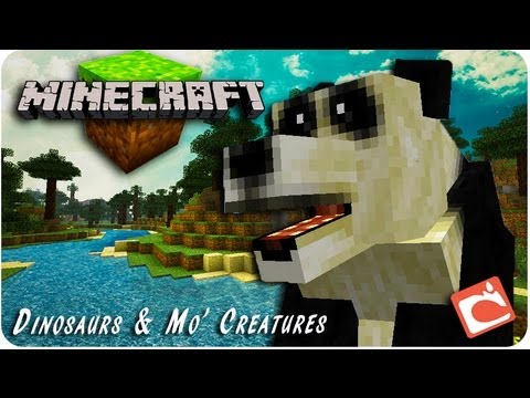 Minecraft Dinosaurs - ( Dinosaur & Mo' Creatures Mod ) - Episode 45 -CLEARING A TREX PATHWAY!