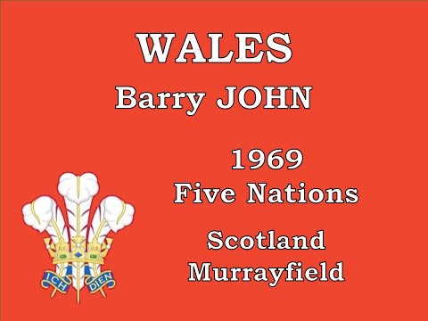 Barry John - 1969 Five Nations vs Scotland at Murrayfield