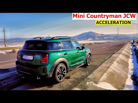 2023 Mini Countryman JCW acceleration 0-100, 1/4 mile, 60-100, 80-120 | ALL4 | GPS results