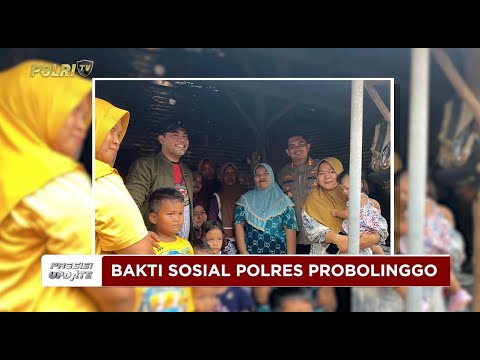 PRESISI UPDATE: KAPOLRES PROBOLINGGO DAN BUPATI SALURKAN BANTUAN SEMBAKO 10/02/2025 16.00