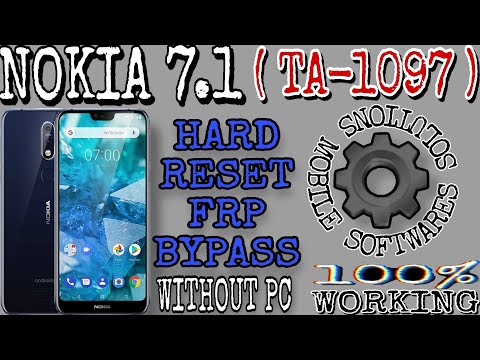Nokia 7.1 Hard Reset | Nokia 7.1 Frp Bypass | TA-1097 | @mobilesoftwaressolutions476