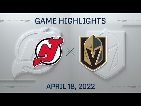 NHL Highlights | Devils vs. Golden Knights - Apr 19, 2022