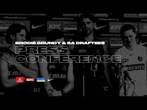 Press Conference: Brodie Grundy & SA Draftees